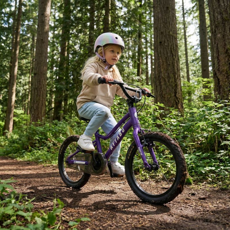 Bicicletta per bambini ATTABO EASE 16" viola 5