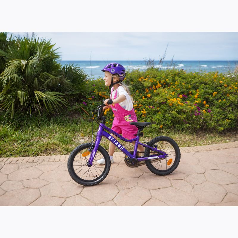 Bicicletta per bambini ATTABO EASE 16" viola 6