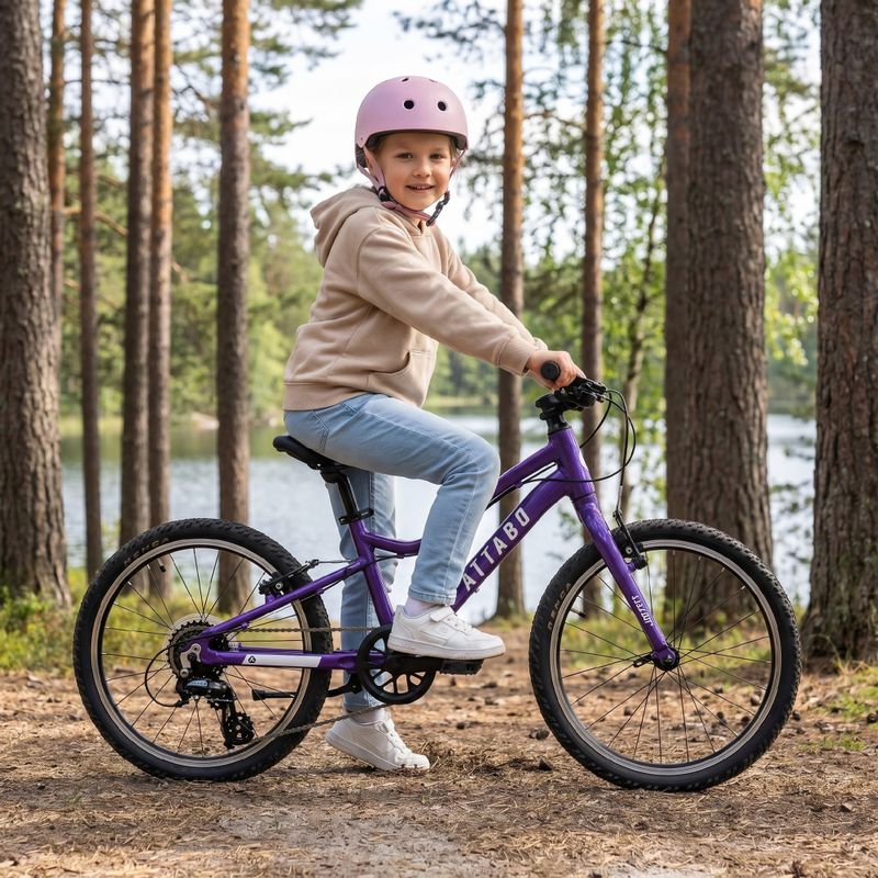 Bicicletta per bambini ATTABO EASE 20" viola 4