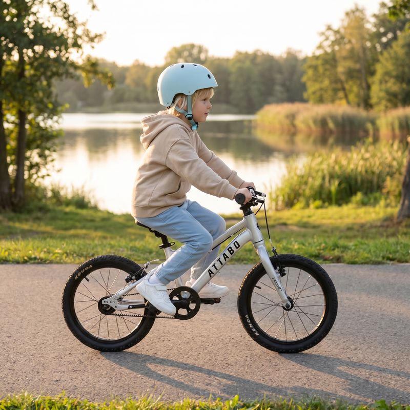 Bicicletta per bambini ATTABO EASE 16" B argento 4