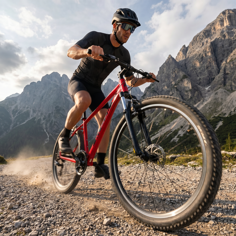 ATTABO mountain bike uomo ALPE 1.0 19" rosso 5