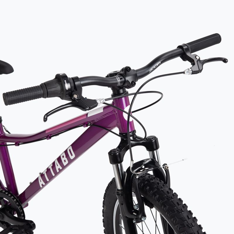 Bicicletta per bambini ATTABO JR 24 viola 9