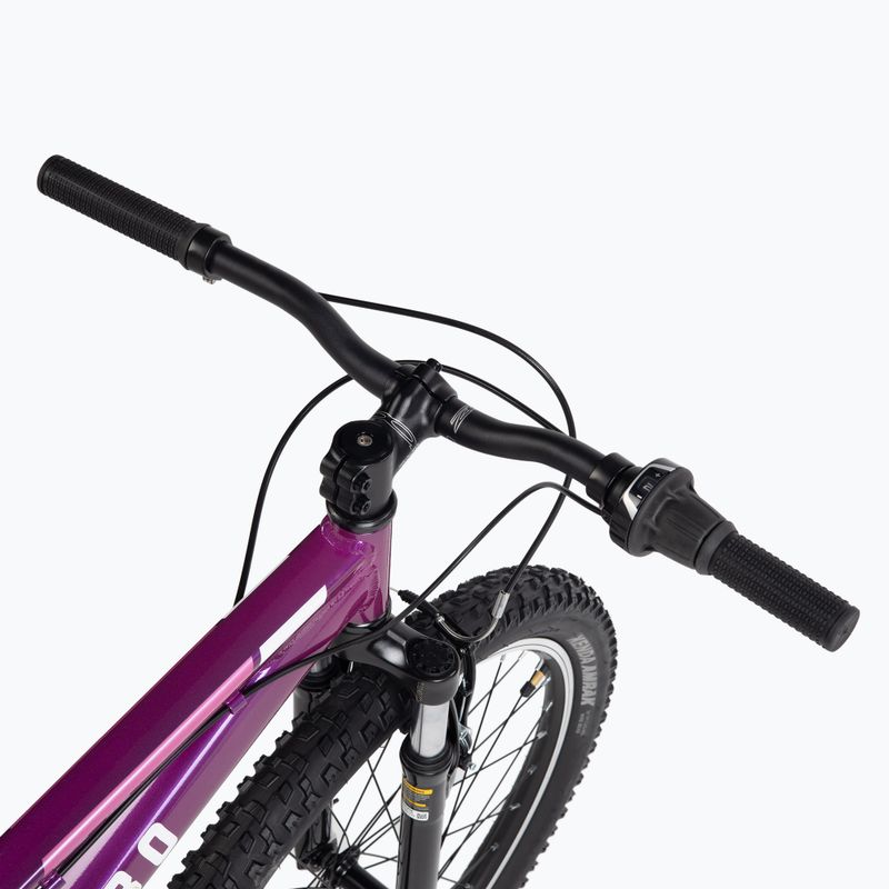 Bicicletta per bambini ATTABO JR 24 viola 10