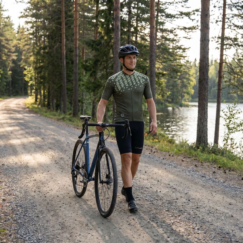 ATTABO GRADO 2.0 gravel bike grigio 6