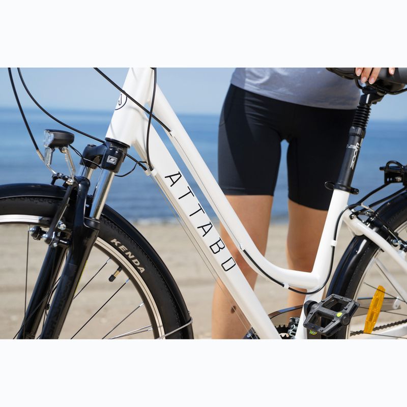 Bicicletta da trekking da donna ATTABO Trekking 17" bianco 7