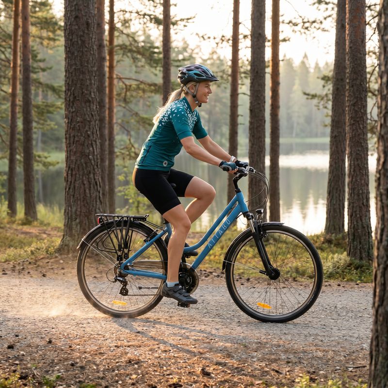 Bicicletta da trekking da donna ATTABO Trekking 17" blu 3