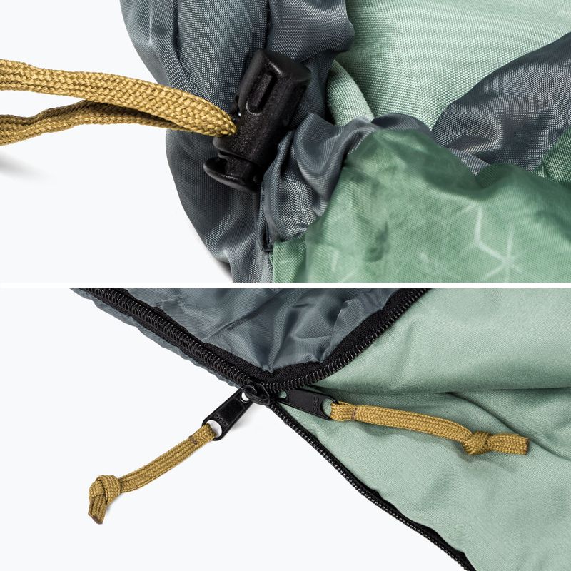 Sacco a pelo KADVA Dorma L sinistro verde 8