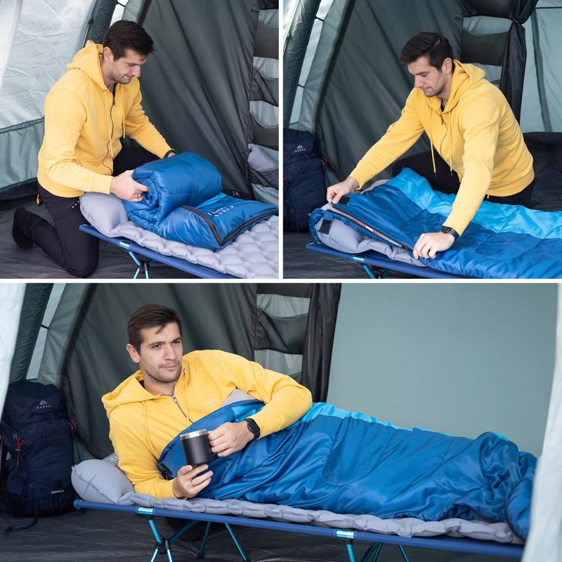 Sacco a pelo KADVA Dorma R blu destro 5