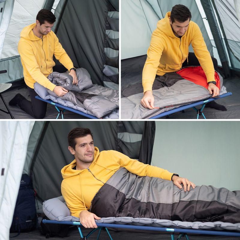 Sacco a pelo KADVA Dorma L sinistro verde 5