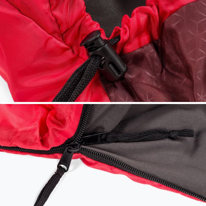 Sacco a pelo KADVA Dorma L sinistro rosso 10