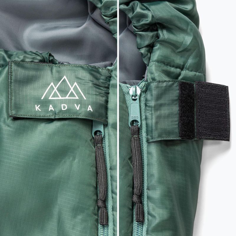 Sacco a pelo KADVA Mumio L sinistro verde 9