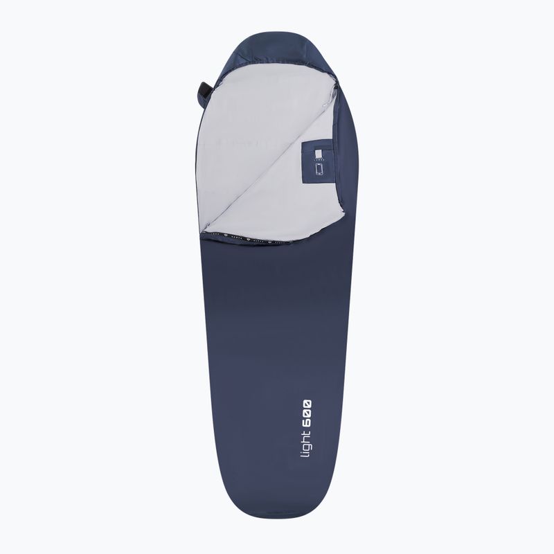 Sacco a pelo KADVA Light 600 R destro blu navy