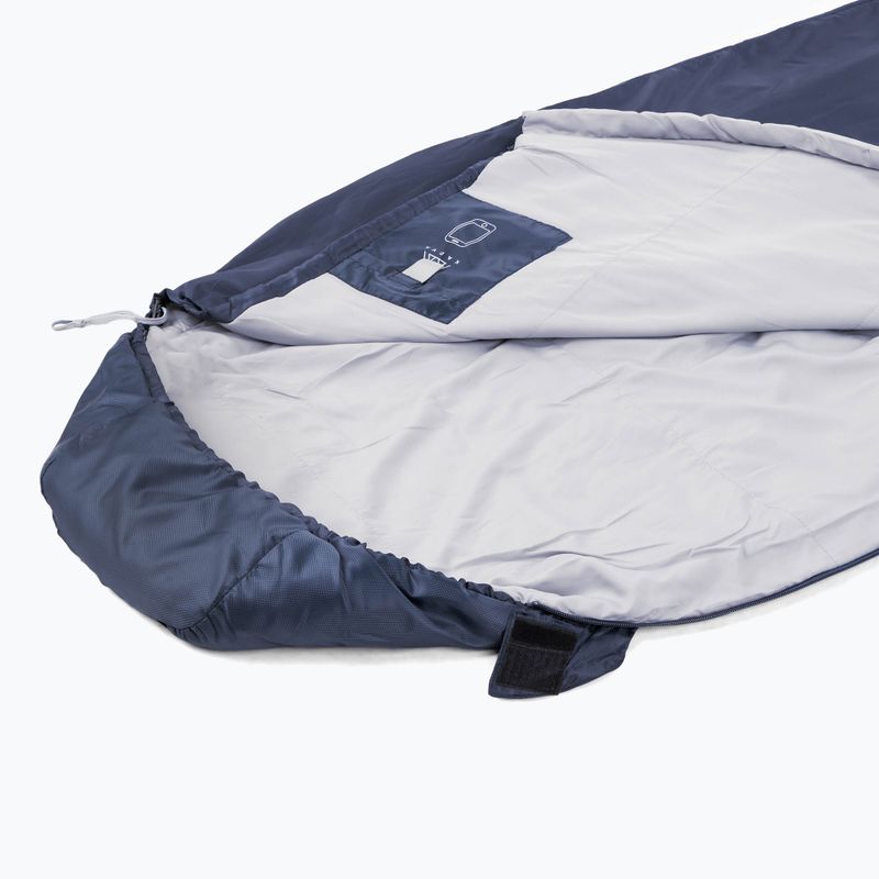 Sacco a pelo KADVA Light 600 R destro blu navy 19