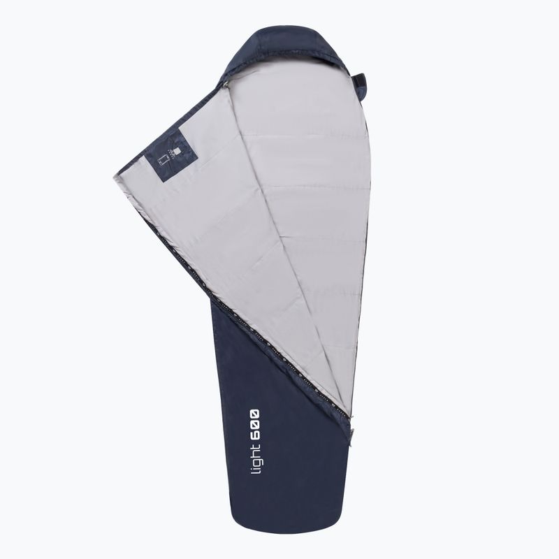 Sacco a pelo KADVA Light 600 L sinistro blu navy 4
