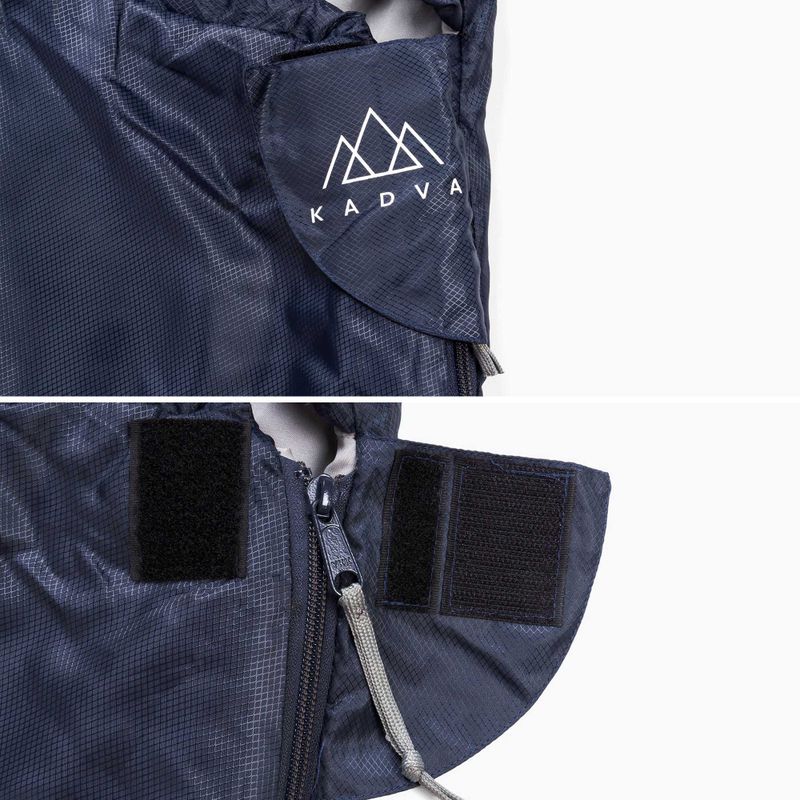 Sacco a pelo KADVA Light 600 L grigio sinistro 9