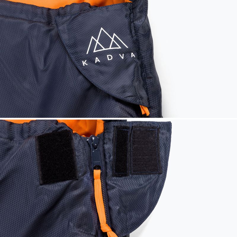 Sacco a pelo KADVA Light 1000 L sinistro blu navy 11