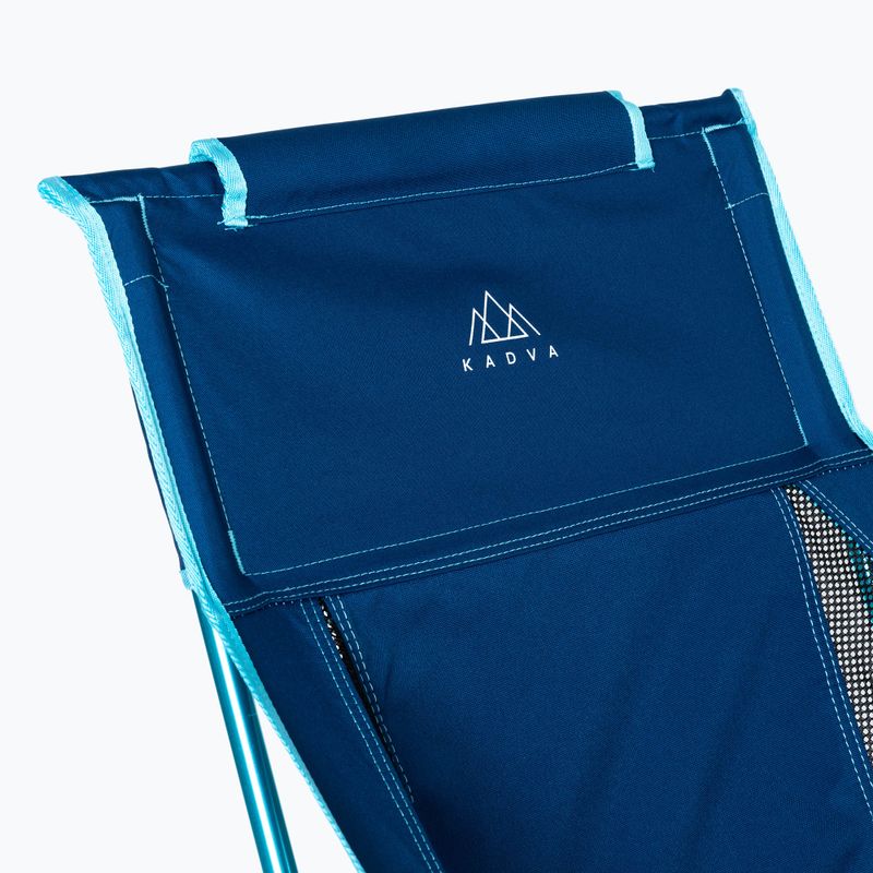 Sedia da campeggio pieghevole KADVA Sego Mid ultraleggero blu 7