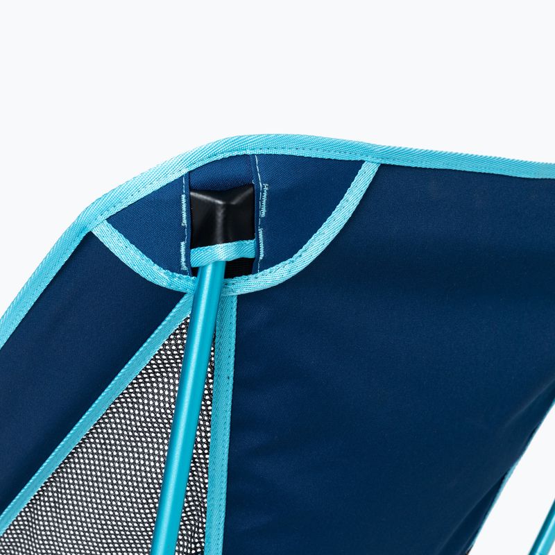 Sedia da campeggio pieghevole KADVA Sego Low ultraleggero blu 6