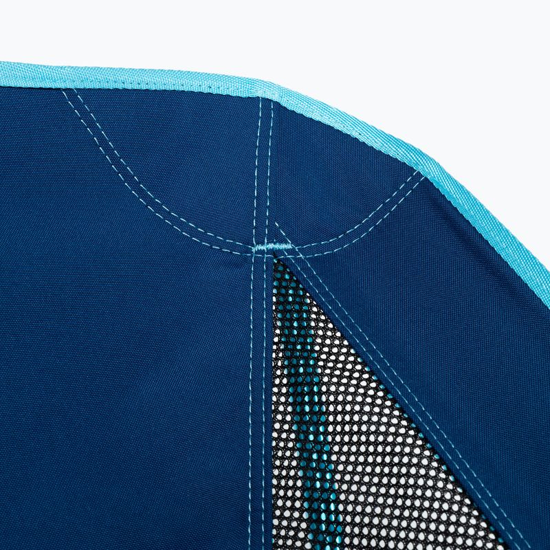 Sedia da campeggio pieghevole KADVA Sego Low ultraleggero blu 8
