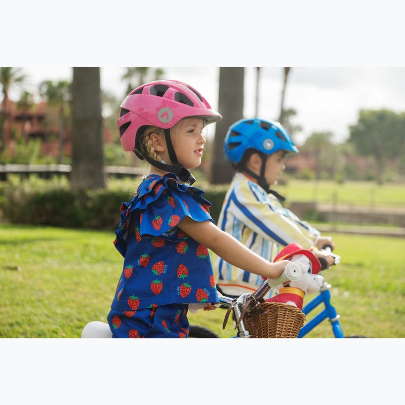 Casco da bicicletta per bambini ATTABO K200 rosa 4