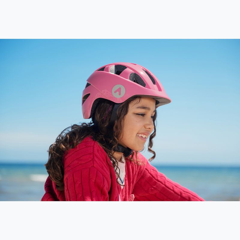 Casco da bicicletta per bambini ATTABO K200 rosa 6