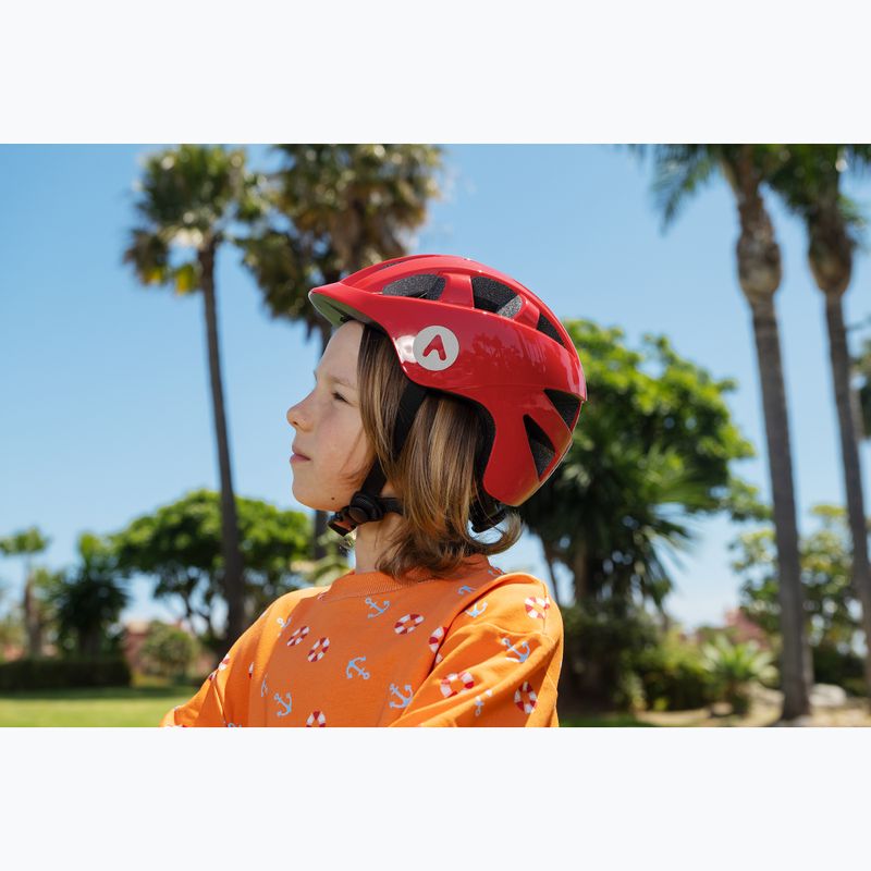 Casco da bicicletta per bambini ATTABO K200 rosso 3