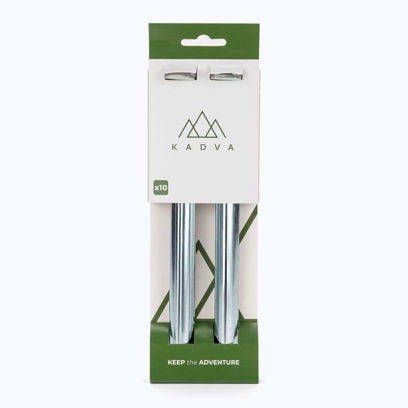 Picchetti per tende KADVA Pino 10 pz. argento