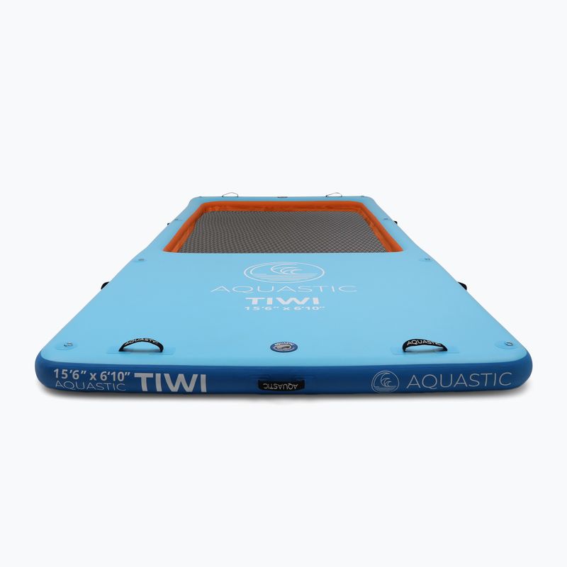 Piattaforma gonfiabile con piscina AQUASTIC TIWI 15'6" blu 3