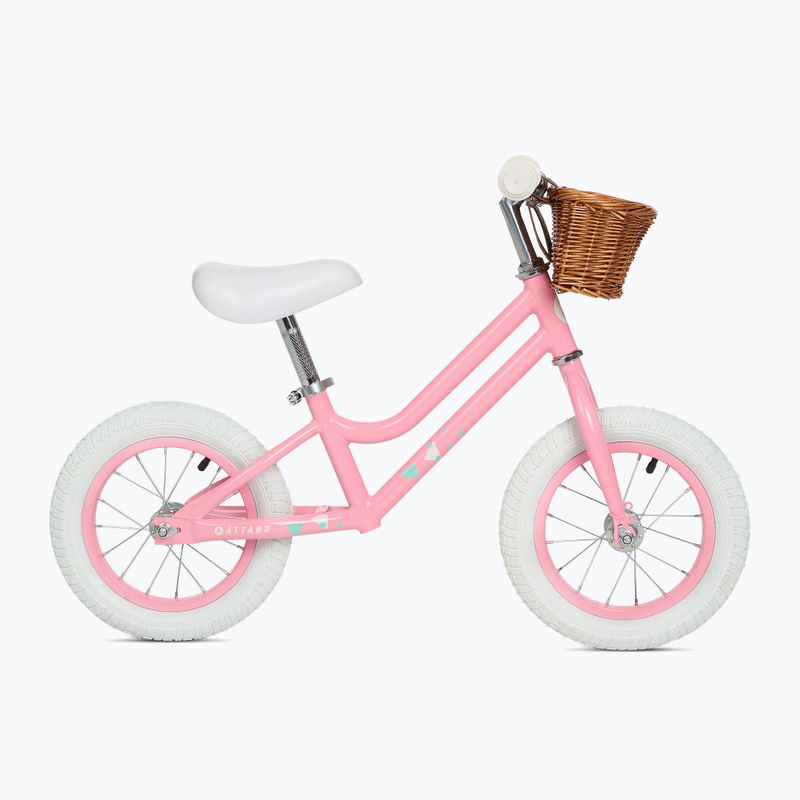 ATTABO Ace 12" bicicletta da fondo rosa