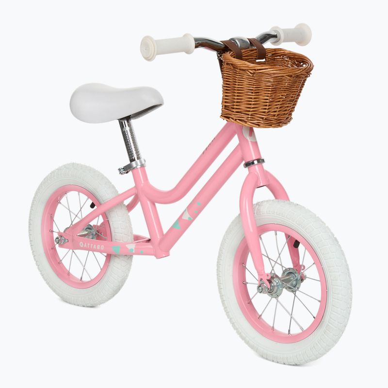ATTABO Ace 12" bicicletta da fondo rosa 2