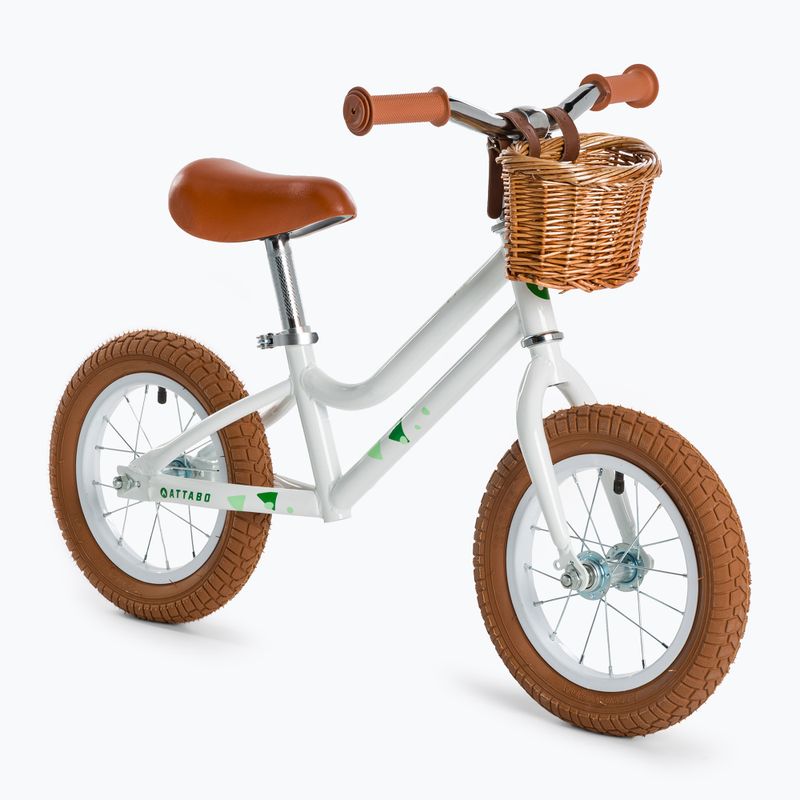 ATTABO Ace 12" bicicletta da corsa campestre bianca 3