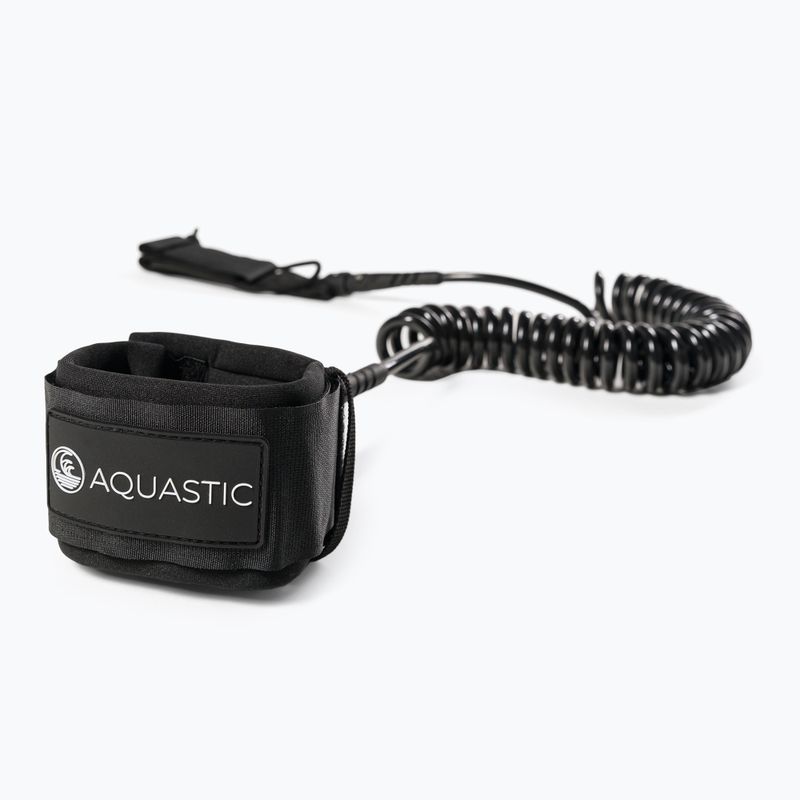 Guinzaglio per tavola da SUP AQUASTIC AQS-SPP002 nero