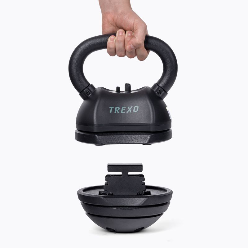 TREXO TRX-AKB030 Kettlebell regolabile da 14 kg 4