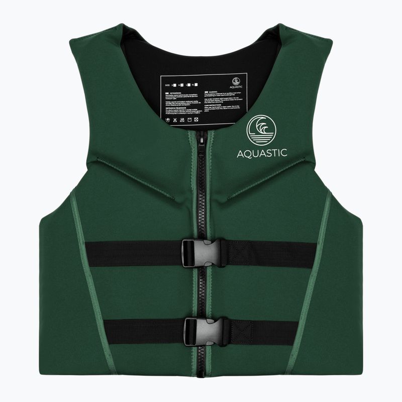 Gilet di sicurezza da uomo AQUASTIC AQS-LVM verde