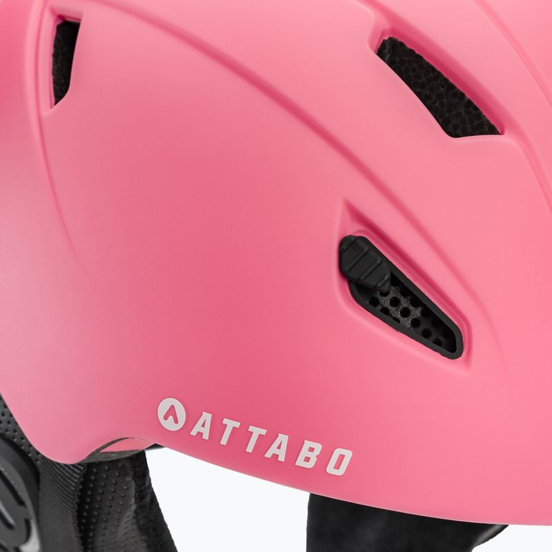 Casco da sci per bambini ATTABO S200 rosa 9