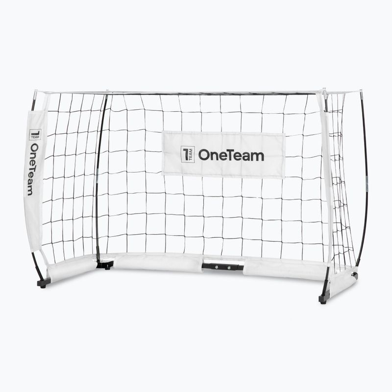 OneTeam Flex Porta da calcio quadrata 120 x 80 cm bianca 3