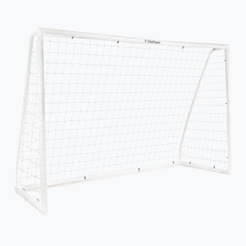 Porta da calcio OneTeam in PVC 300 x 200 cm bianco