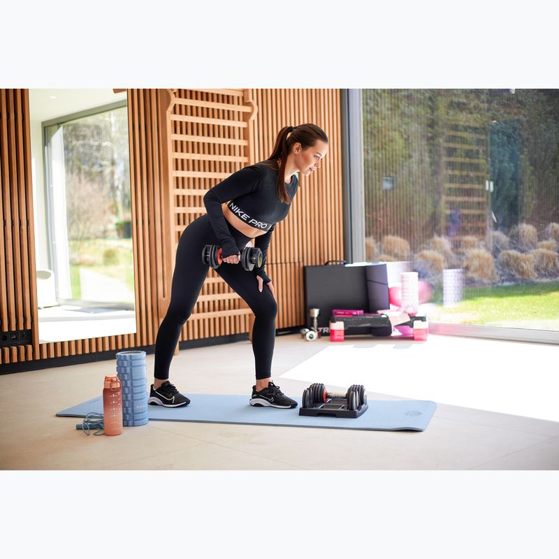 Set di manubri regolabili TREXO 2 x 5,75 kg nero 7