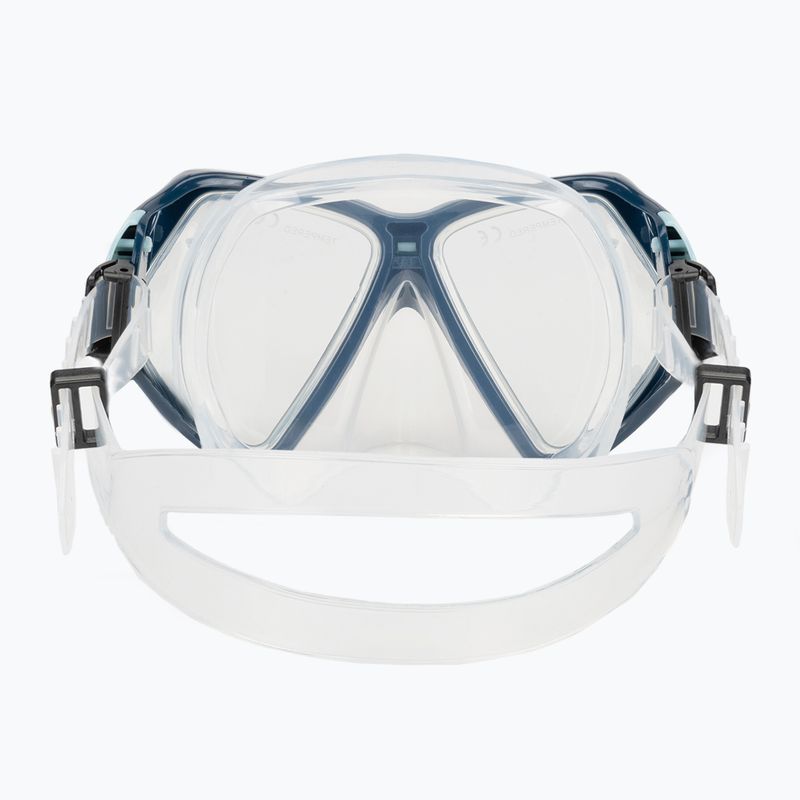 AQUASTIC Shoal set snorkeling maschera + boccaglio blu 5