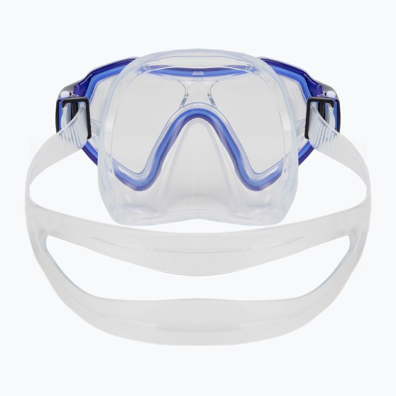 AQUASTIC Shelly set snorkeling per bambini maschera + boccaglio + pinne blu 5