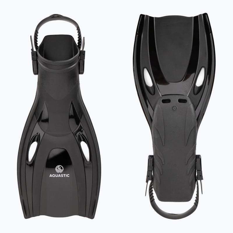 Pinne da snorkeling AQUASTIC Cove nere