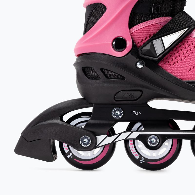 Pattini a rotelle per bambini ATTABO adjustable Stormglider 2 pink 7
