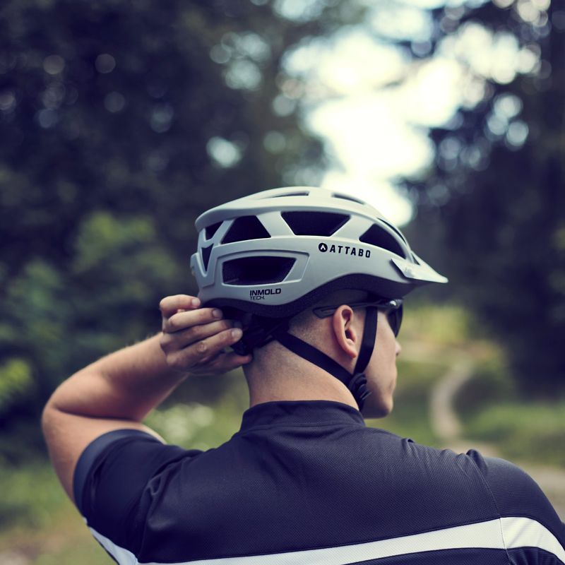 Casco da bicicletta ATTABO Viper grigio 4