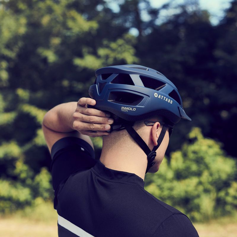 Casco da bicicletta ATTABO Viper blu 4