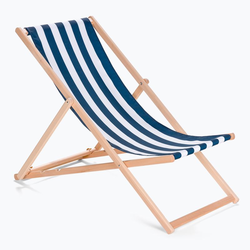 Lettino da giardino regolabile KADVA LSR01310 blu