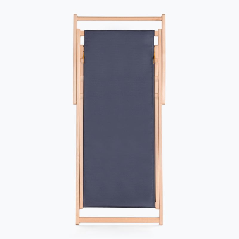 Lettino da giardino con regolazione KADVA LSR01310 grigio 2