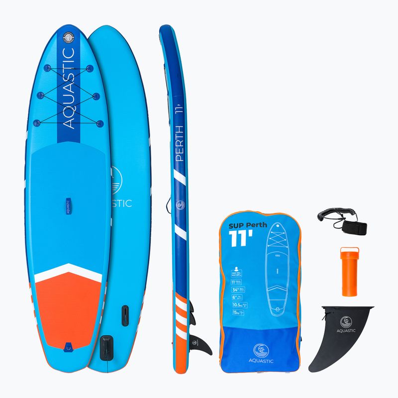 SUP AQUASTIC Perth 11' tavola allround blu