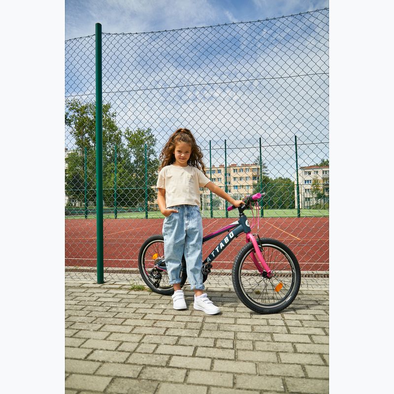 Bicicletta per bambini ATTABO Junior 20" rosa 8