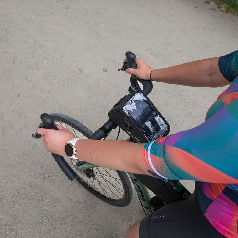 ATTABO ABH-200 borsa porta telefono per bicicletta nera 6