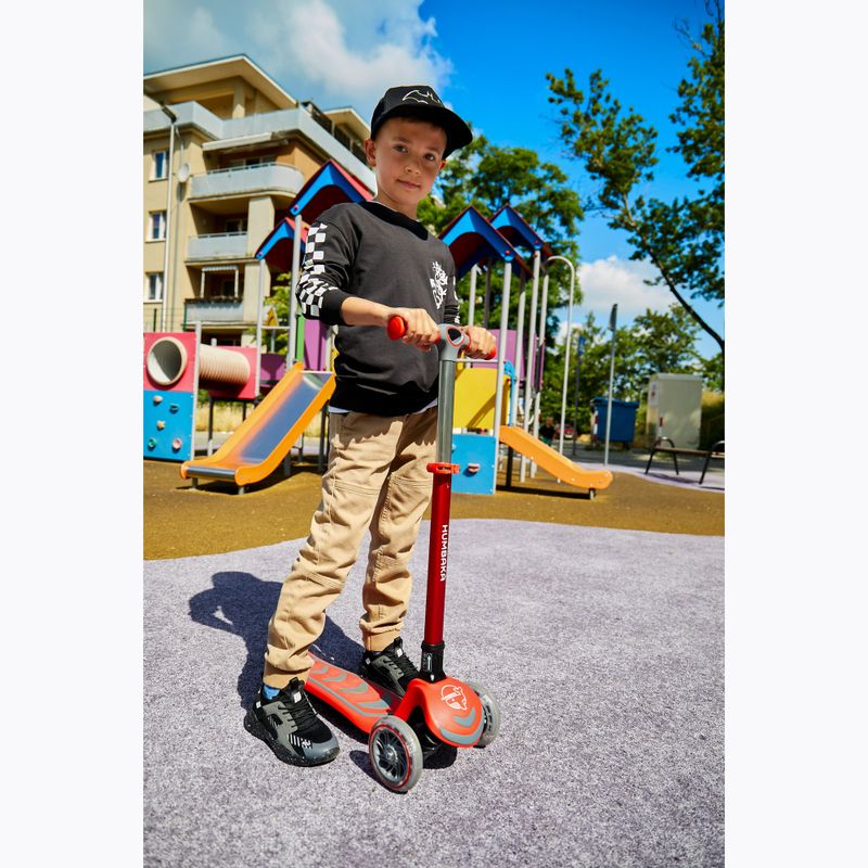 HUMBAKA Mini T scooter a tre ruote per bambini rosso 7